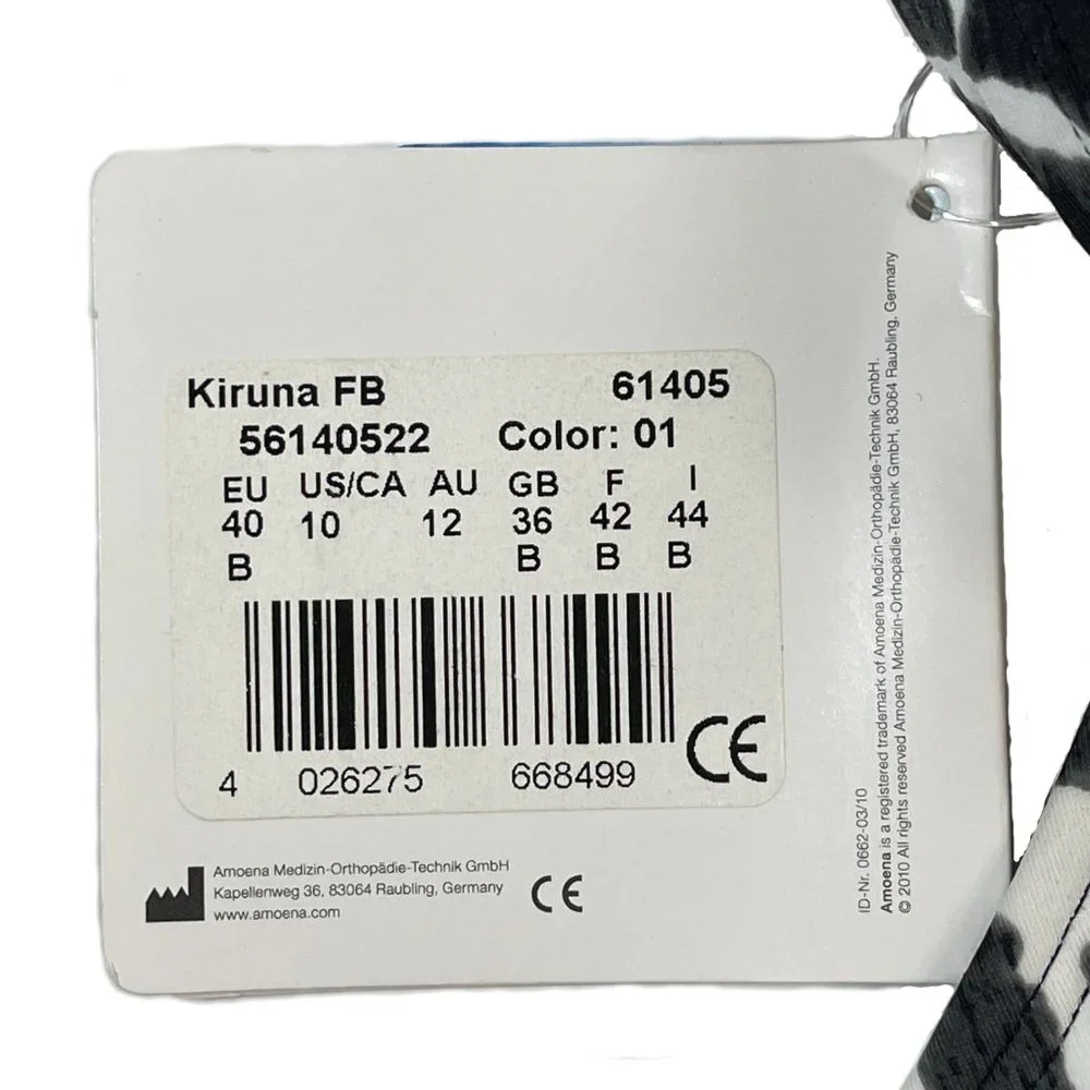 Amoena Women's Kiruna FB One-Piece Swimsuit Style# 61405, Size: 10 - NWT - Picture 6 of 6